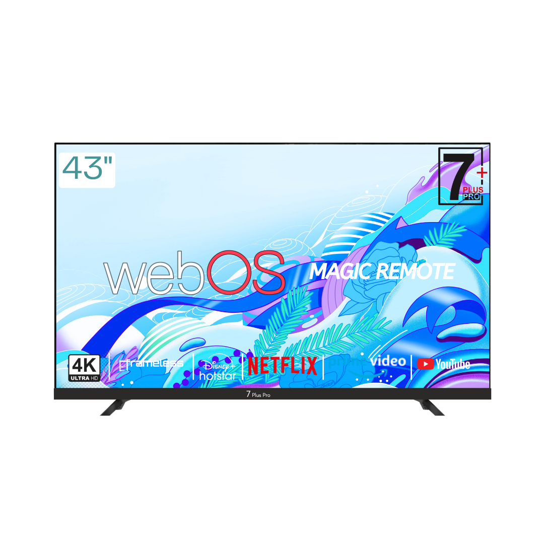 7 Plus Pro 108 cm (43 inches) WebOS series FHD Ready Smart LED TV ‎7P-4305