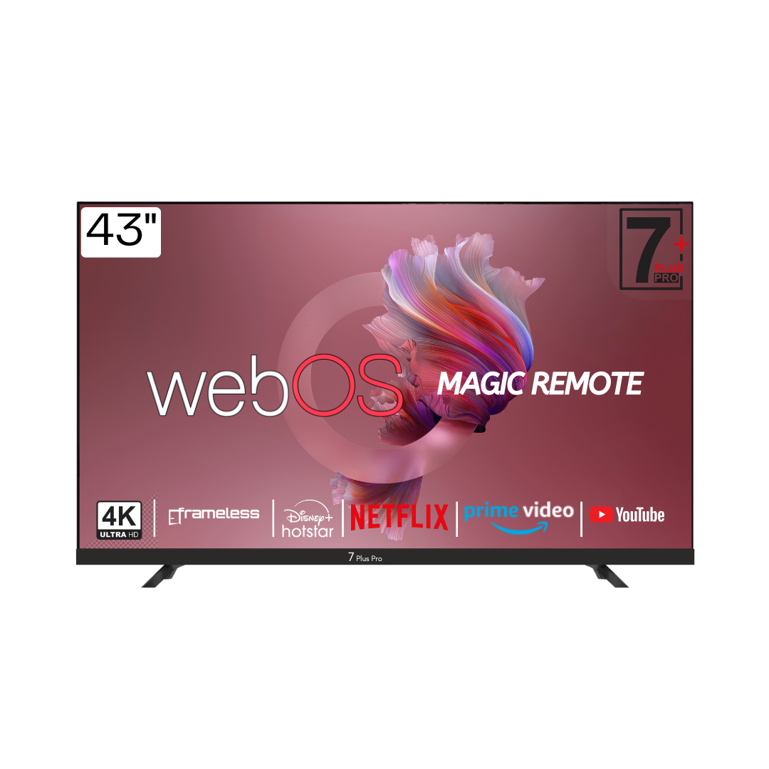 7 Plus Pro 108 cm (43 inches) WebOS series FHD Ready Smart LED TV ‎7P-4305