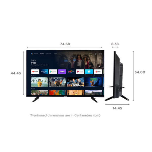 7 Plus Pro 80 cm (32 inches) WebOS Tv HD Ready Smart LED TV 7P-3225 - Image 2