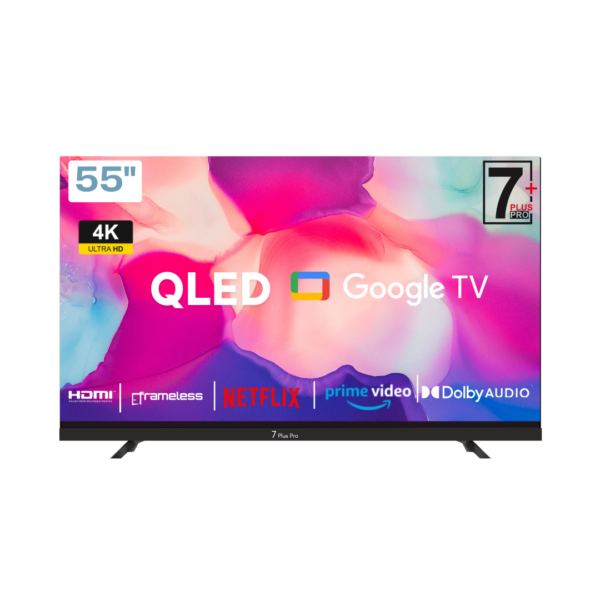 7 Plus Pro 139 cm (55 inches) QLED Google Tv UHD (4K) Ready Smart LED TV 7P-5503