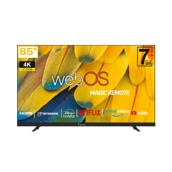 7 Plus Pro 164 cm (85 inches) Web OS Ultra HD Ready Smart LED TV 7P-8504