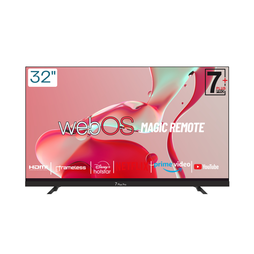 7 Plus Pro 80 cm (32 inches) WebOS Tv HD Ready Smart LED TV 7P-3225